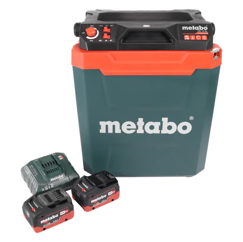 Metabo KB 18 BL Akku Kühlbox 18 V mit Warmhaltefunktion 28 l Brushless + 2x Akku 5,5 Ah + Ladegerät Sofort Bestellen