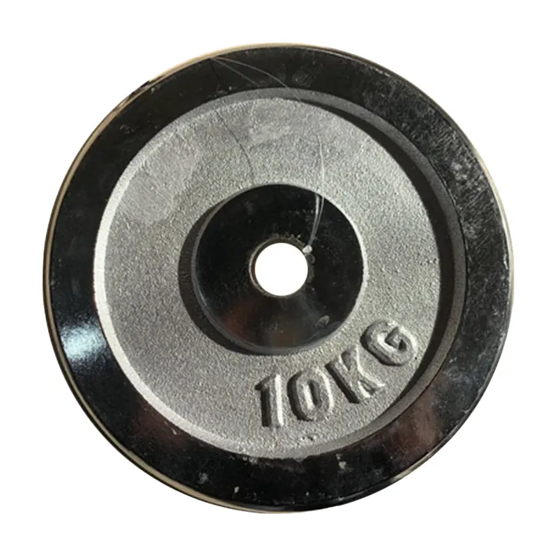 Hantelscheibe Hantelgewicht Scheibengewicht aus Stahl verchromt 10 kg 1 Stk. 30 mm Lochdurchmesser Echt