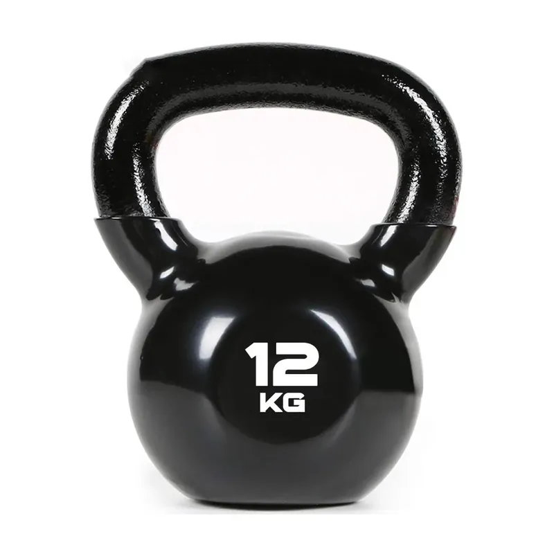 Kugelhantel Kettlebell aus Stahl 12 kg 1 Stk. gummiert Neuheit