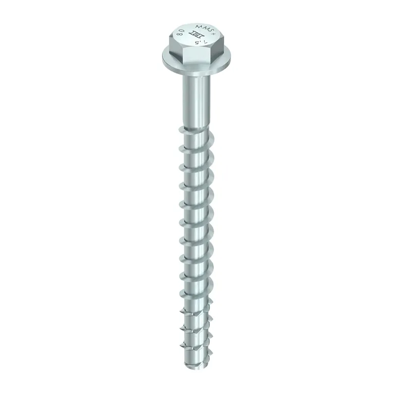 HECO MULTI MONTI plus SS Schraubanker 12,0 x 140 mm 100 Stück ( 4x 48415 ) Betonschraube, Sechskantkopf, verzinkt blau, A2K Schnäppchen
