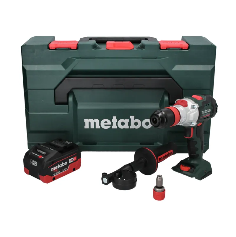 Jetzt Bestellen Metabo SB 18 LTX BL Q I Akku Schlagbohrschrauber 18 V 130 Nm Brushless + 1x Akku 5,5 Ah + metaBOX - ohne Ladegerät