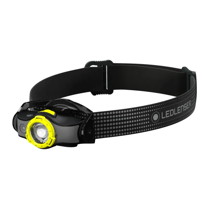 Direkt Vom Hersteller Ledlenser MH5 LED Stirnlampe 400 lm IPX4 Schwarz / Gelb ( 502144 ) + 1x Akku + 1x Ladekabel