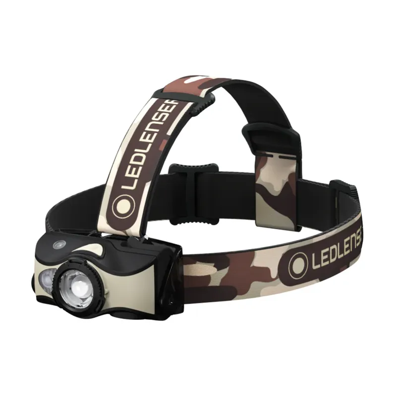Ledlenser MH8 LED Stirnlampe 600 lm IPX4 Schwarz / Sand ( 502157 ) + 1x Akku + 1x Ladekabel Schneller Versand