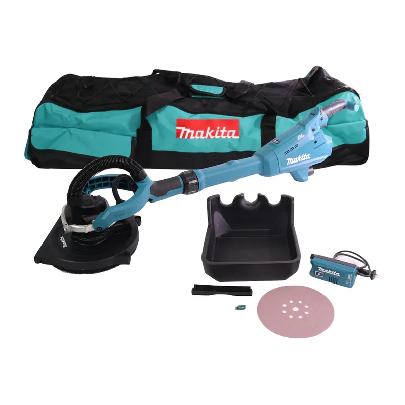 Makita DSL 800 ZX Akku Langhalsschleifer 18 V 225 mm Brushless + Zubehör + Tasche - ohne Akku, ohne Ladegerät Sonderaktion