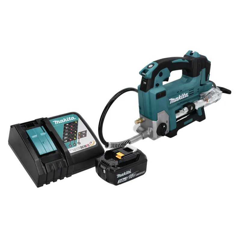 Makita DGP 180 RF1 Akku Fettpresse 18 V 690 bar + 1x Akku 3,0 Ah + Ladegerät Preiswert