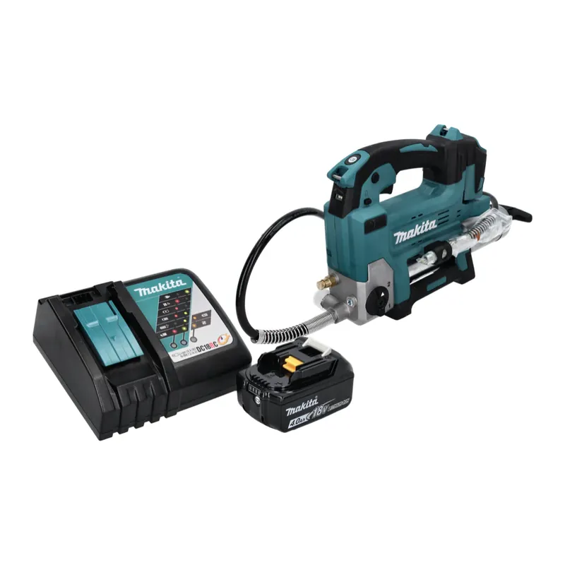 Makita DGP 180 RM1 Akku Fettpresse 18 V 690 bar + 1x Akku 4,0 Ah + Ladegerät Versand Am Gleichen Tag