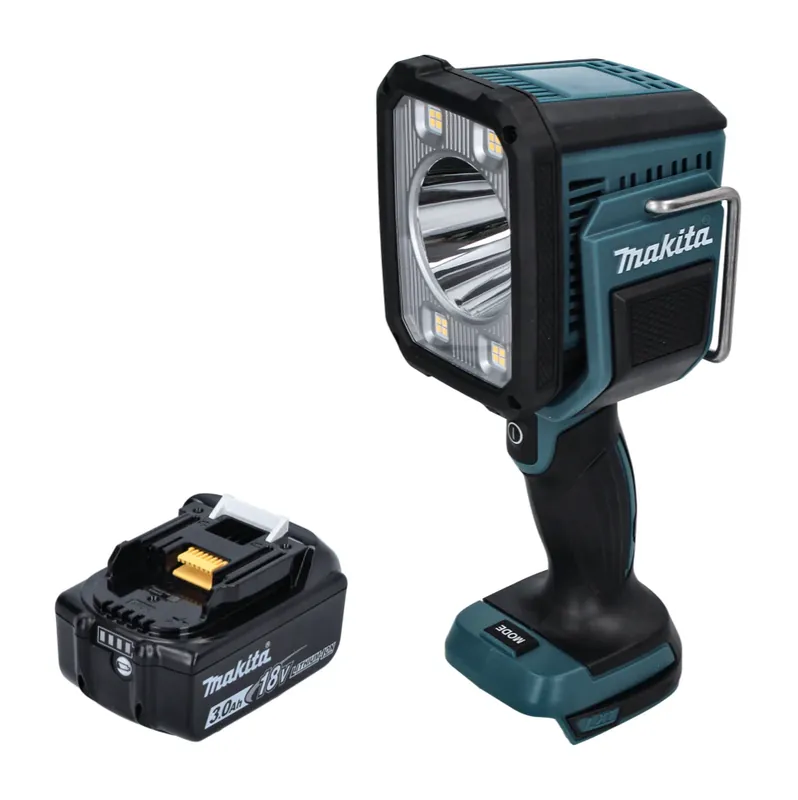 Echt Makita DML 812 F1 Akku LED Handstrahler Taschen Lampe 18 V 1250 lm + 1x Akku 3,0 Ah - ohne Ladegerät