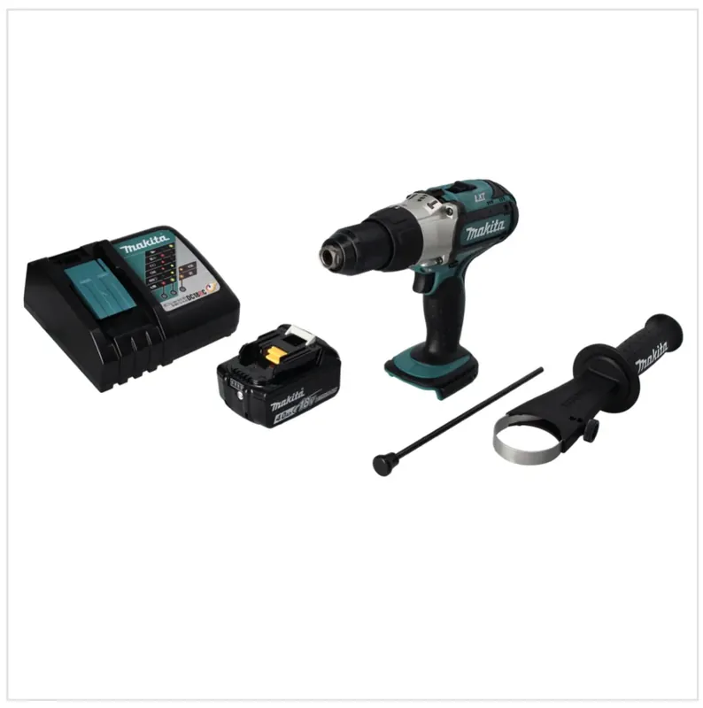 Top-Angebot Makita DHP 451 RM1 Akku Schlagbohrschrauber 18 V 80 Nm + 1x Akku 4,0 Ah + Ladegerät