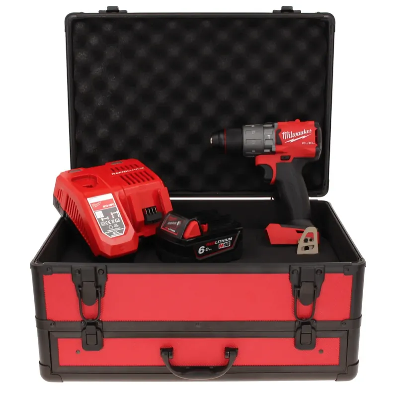 Milwaukee M18 FPD2-601FC TX Akku Schlagbohrschrauber 18 V 135 Nm Brushless + 1x Akku 6,0 Ah + Ladegerät + TX Koffer Meistverkauft