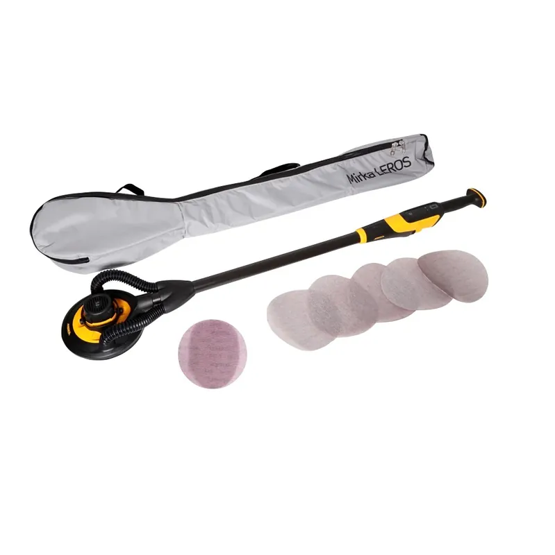 Mirka LEROS 950 CV Wand- und Deckenschleifer 350 W 5,0 mm Hub 225 mm + Tragetasche + 30x Schleifscheiben Rabatt
