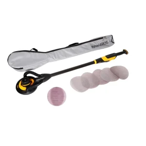 Neue Kollektion Mirka LEROS 950 CV Wand- und Deckenschleifer 350 W 5,0 mm Hub 225 mm + Tragetasche + 30x Schleifscheiben