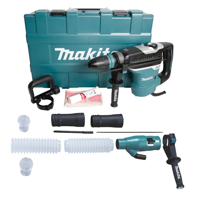 Makita HR 4013 C Kombihammer 1100 W 8,0 J SDS Max + Absaugset + Zubehör + Koffer Neue Ware