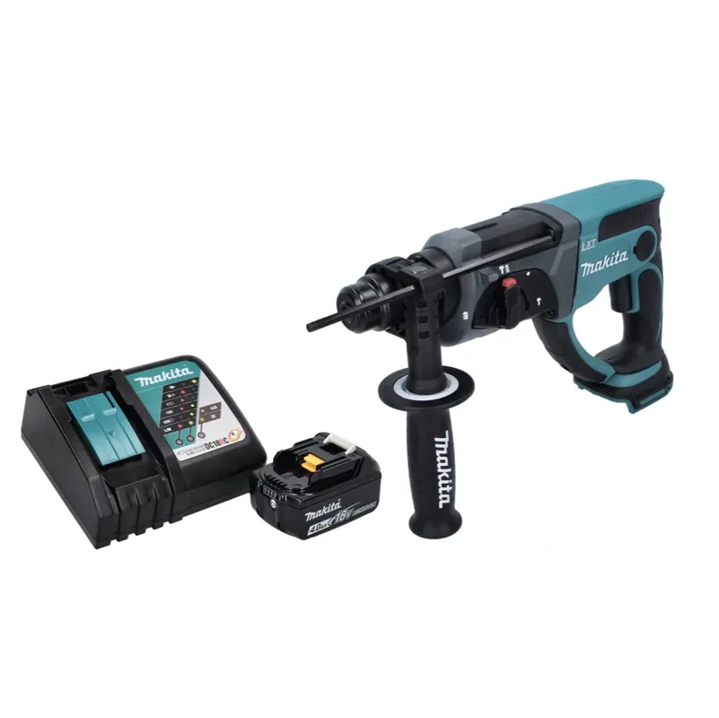 Bestpreis Makita DHR 202 RM1 Akku Kombihammer 18 V 2,0 J SDS Plus + 1x Akku 4,0 Ah + Ladegerät