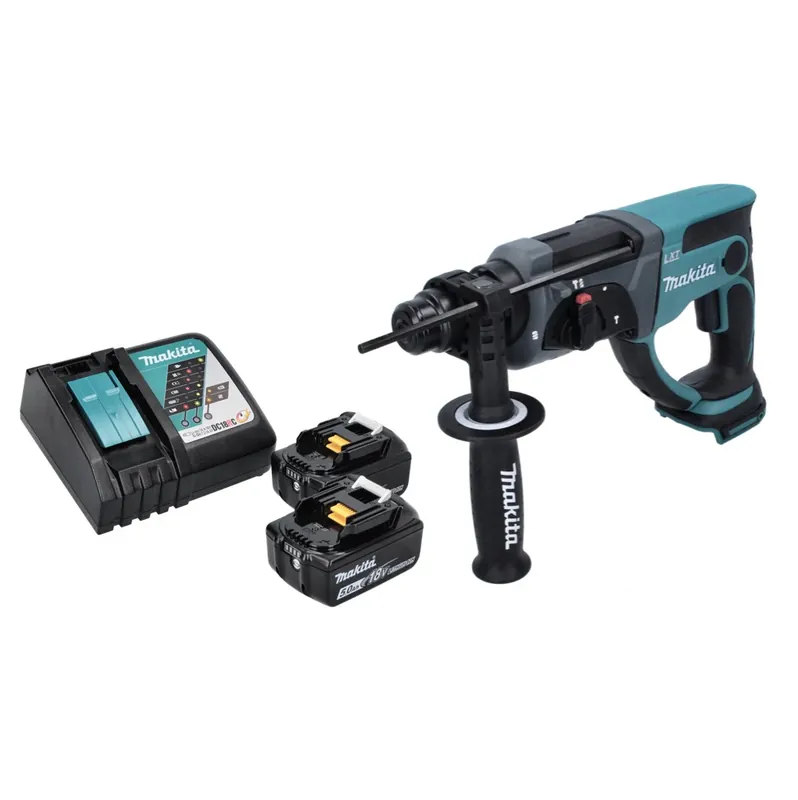 Makita DHR 202 RT Akku Kombihammer 18 V 2,0 J SDS Plus + 2x Akku 5,0 Ah + Ladegerät Sale