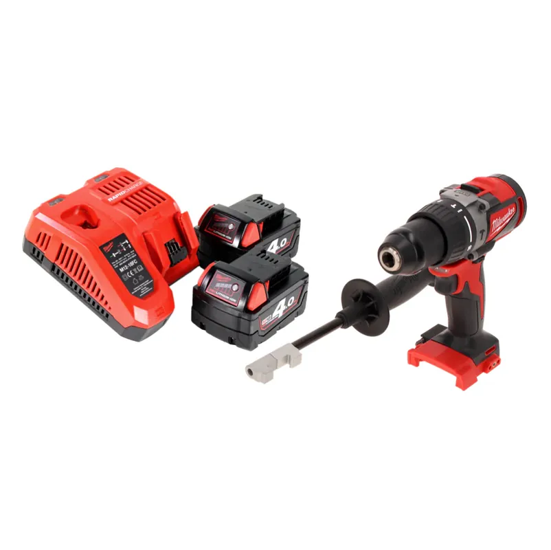 Neu Im Sortiment Milwaukee M18 BLPD2-402 FC Akku Schlagbohrschrauber 18 V 82 Nm Brushless + 2x Akku 4,0 Ah + Ladegerät
