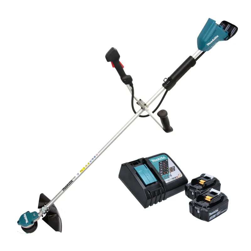 Neu Makita DUR 368 ARF Akku Freischneider 36 V ( 2 x 18 V ) Zweihandgriff Brushless + 2x Akku 3,0 Ah + Ladegerät