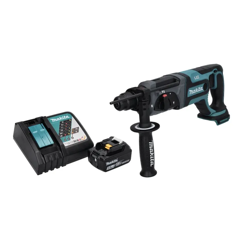 Makita DHR 241 RT1 Akku Bohrhammer 18 V 2,0 J SDS plus + 1x Akku 5,0 Ah + Ladegerät Super-Preis