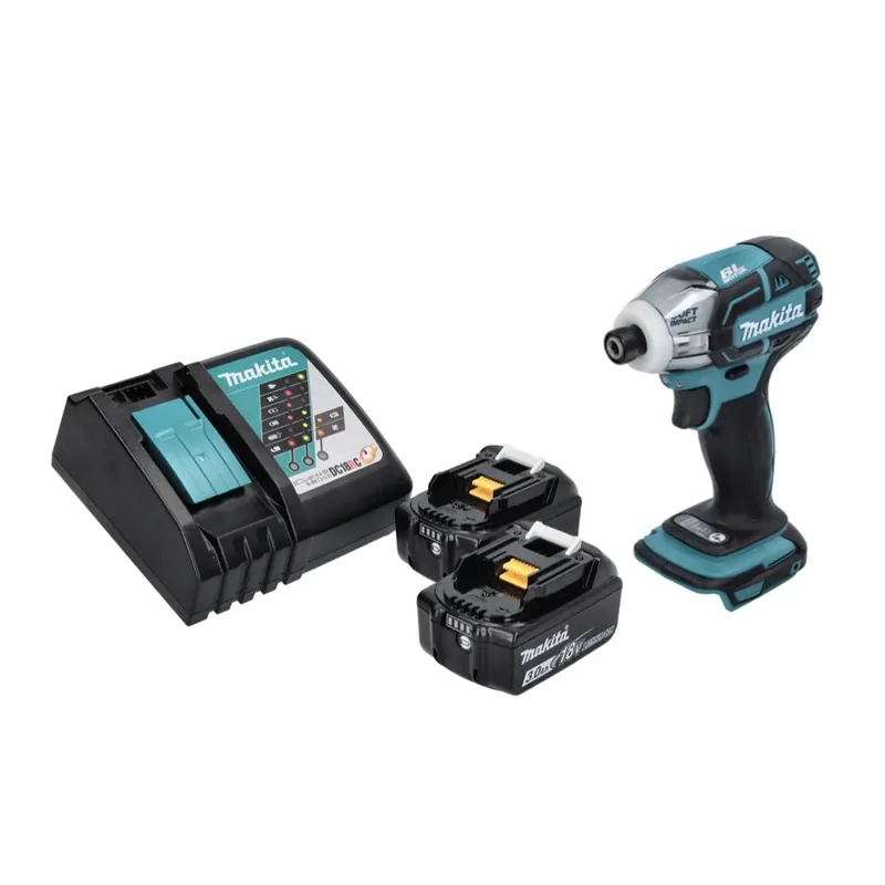 Makita DTS 141 RF Akku Impulsschrauber 18 V 40 Nm 1/4" Brushless + 2x Akku 3,0 Ah + Ladegerät Versand Am Gleichen Tag