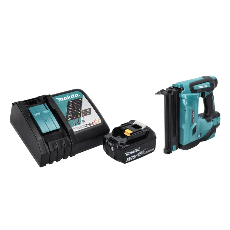 Neu Im Sortiment Makita DBN 500 RM1 Akku Stauchkopfnagler 18 V 15-50 mm + 1x Akku 4,0 Ah + Ladegerät