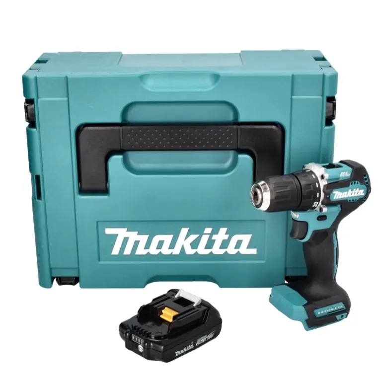 Makita DDF 487 A1J Akku Bohrschrauber 18 V 40 Nm Brushless + 1x Akku 2,0 Ah + Makpac - ohne Ladegerät Billig