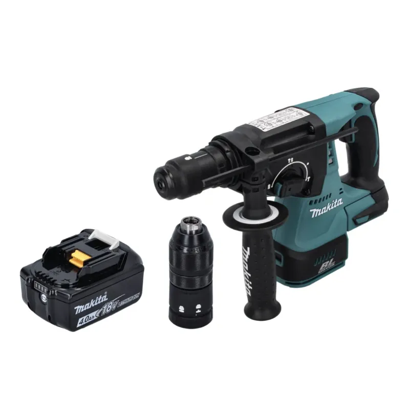 Knallerangebot Makita DHR 243 M1 Akku Bohrhammer 18 V SDS plus Brushless + 1x Akku 4,0 Ah - ohne Ladegerät