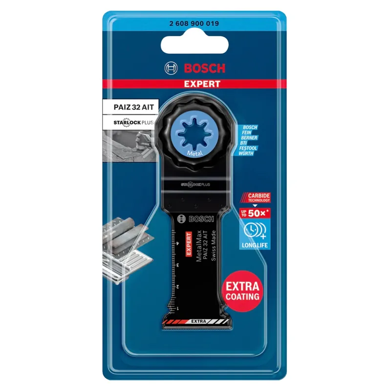 Bosch EXPERT PAIZ 32 AIT Tauchsägeblatt Starlock Plus 32 x 50 mm 10 Stk. ( 2608900020 ) für Metall Carbide MetalMax - Nachfolger von 2608664495 Aktuell