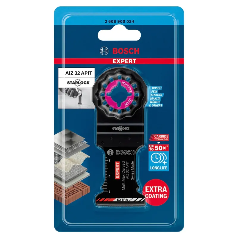 Bosch EXPERT MultiMax AIZ 32 APIT Tauchsägeblatt Starlock 32 x 40 mm 1 Stk. ( 2608900024 ) Carbide Multi Material - Nachfolger von 2608664214 Online Kaufen