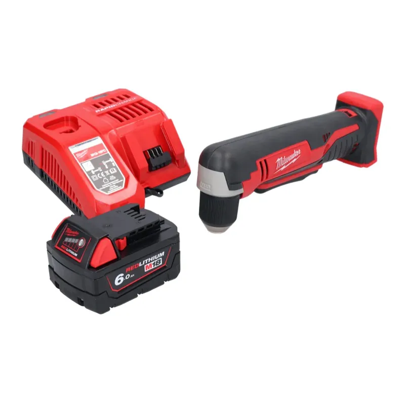 Milwaukee C18 RAD-601FC Akku Winkelbohrschrauber 18 V 20 Nm + 1x Akku 6,0 Ah + Ladegerät Kracherpreis