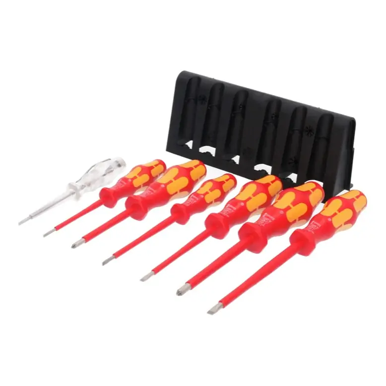 Wera 160i/7 Schraubendreher Satz 7 tlg. Kraftform Plus VDE 1000 V + Phasentester Top-Angebot