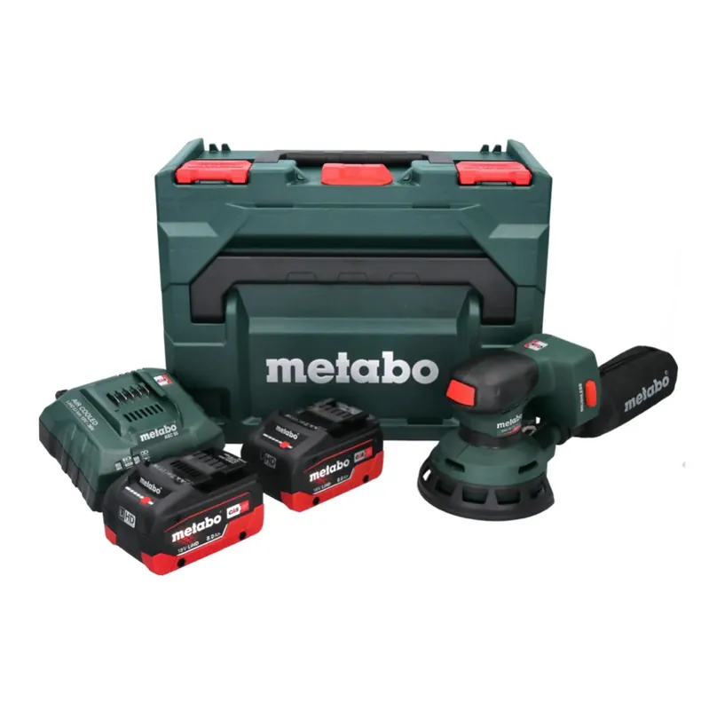 Versand Am Gleichen Tag Metabo SXA 18 LTX 125 BL Akku Exzenterschleifer 18 V 125 mm Brushless + 2x Akku 8,0 Ah + Ladegerät + metaBOX