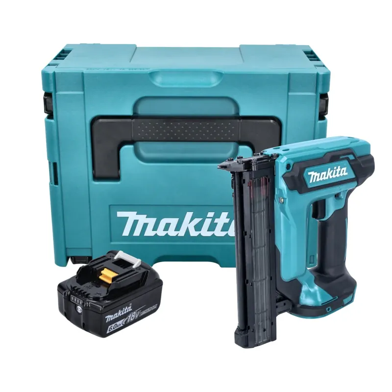Makita DFN 350 G1J Akku Stauchkopfnagler 18 V 15 - 35 mm + 1x Akku 6,0 Ah + Makpac - ohne Ladegerät Neuheit
