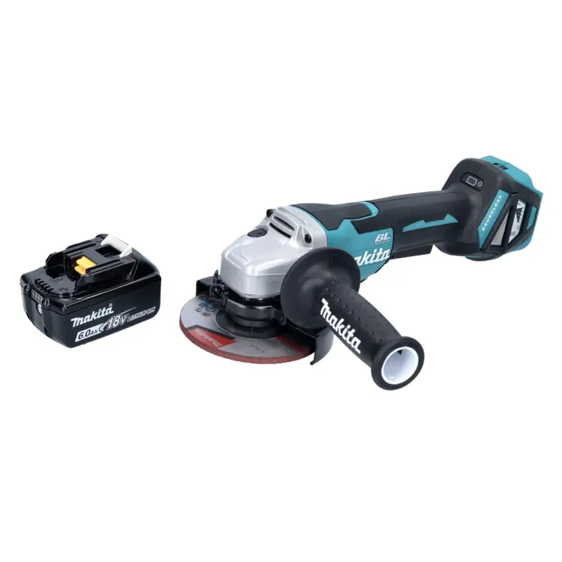 Neu Makita DGA 515 G1 Akku Winkelschleifer 18 V 125 mm Brushless + 1x Akku 6,0 Ah - ohne Ladegerät