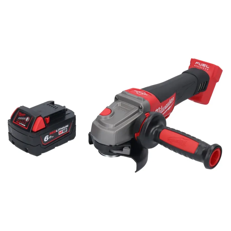 Milwaukee M18 CAG115XPDB-601 Akku Winkelschleifer 18 V 115 mm Brushless + 1x Akku 6,0 Ah - ohne Ladegerät Nur Für Kurze Zeit