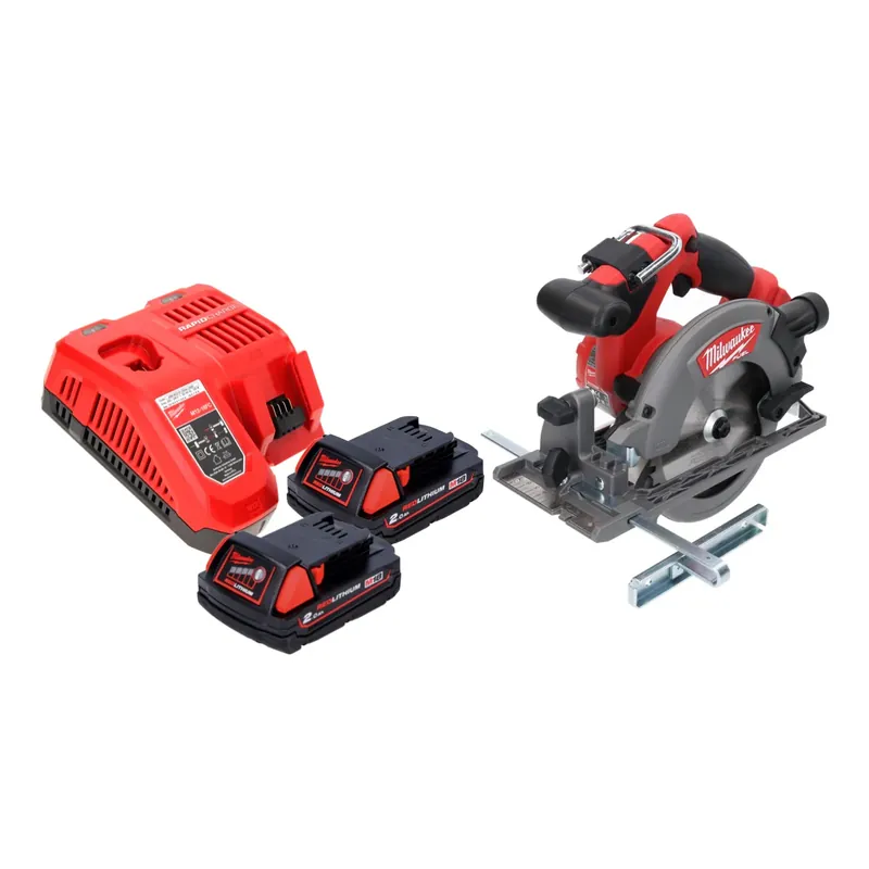 Top-Angebot Milwaukee M18 CCS55-202 Akku Handkreissäge 18 V 165 mm + 2x Akku 2,0 Ah + Ladegerät