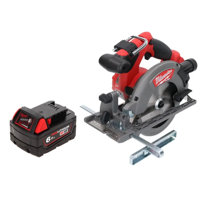 Milwaukee M18 CCS55-601 Akku Handkreissäge 18 V 165 mm + 1x Akku 6,0 Ah - ohne Ladegerät Abverkauf