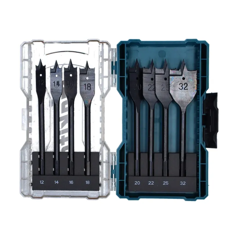 Heißes Angebot Makita Flachfräsbohrer Set 8 tlg. ( E-08698 ) für Holz 12 / 14 / 16 / 18 / 20 / 22 / 25 / 32 mm