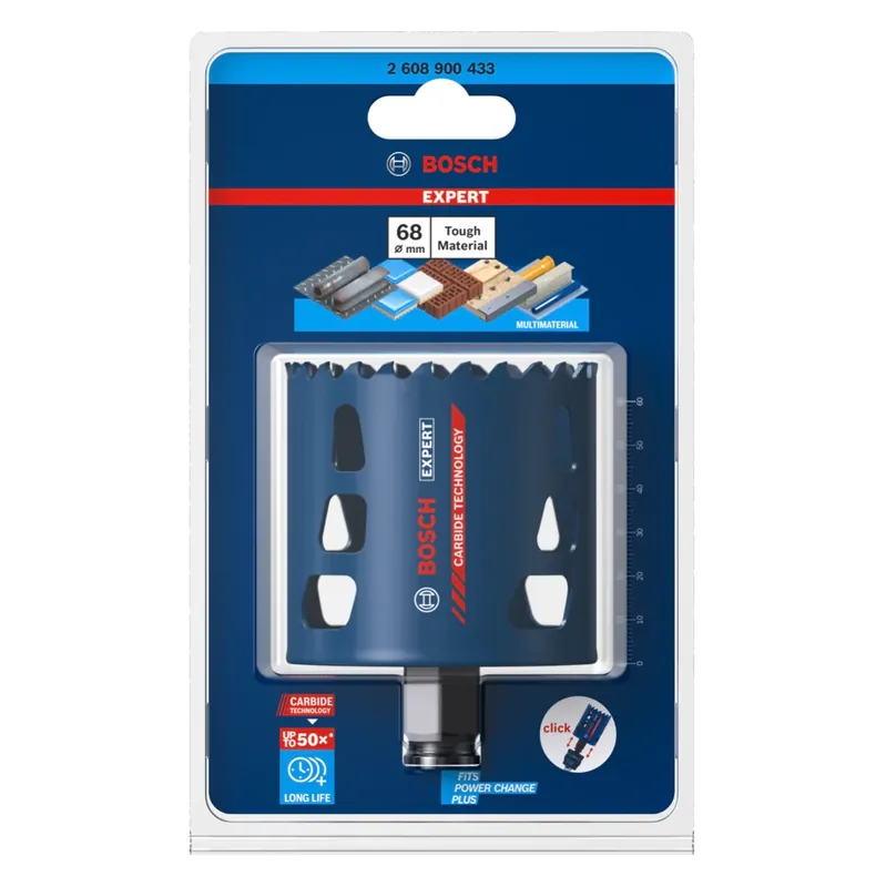 Bosch Expert Tough Material Lochsäge 68 x 60 mm ( 2608900433 ) Carbide Technology für Dreh- und Schlagbohrer Ausverkauf