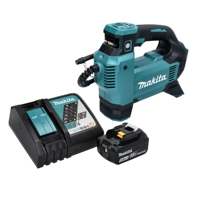 Makita DMP 181 RT1 Akku Kompressor 18 V 11,1 bar + 1x Akku 5,0 Ah + Ladegerät Meistverkauft