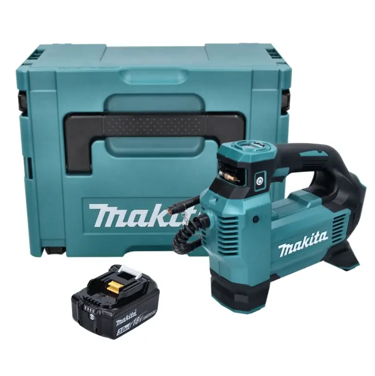 Makita DMP 181 F1J Akku Kompressor 18 V 11,1 bar + 1x Akku 3,0 Ah + Makpac - ohne Ladegerät Sale