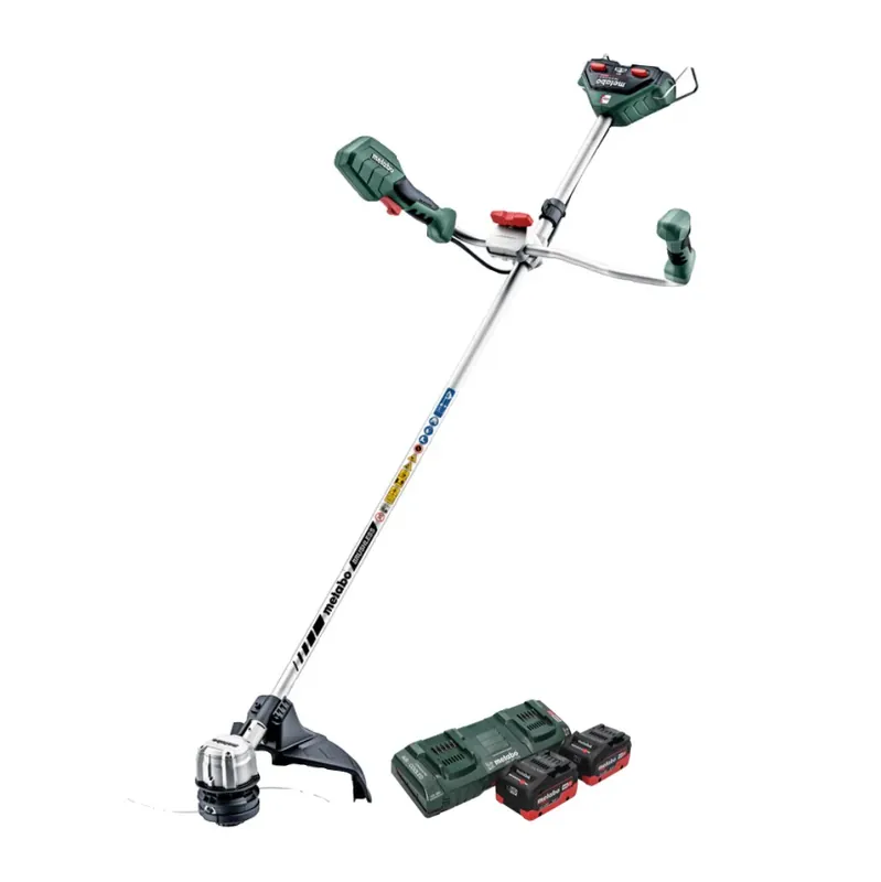 Rabatt Metabo FSB 36-18 LTX BL 40 Akku Freischneider 36 V ( 2x 18 V ) Zweihandgriff Brushless + 2x Akku 8,0 Ah + Doppelladegerät