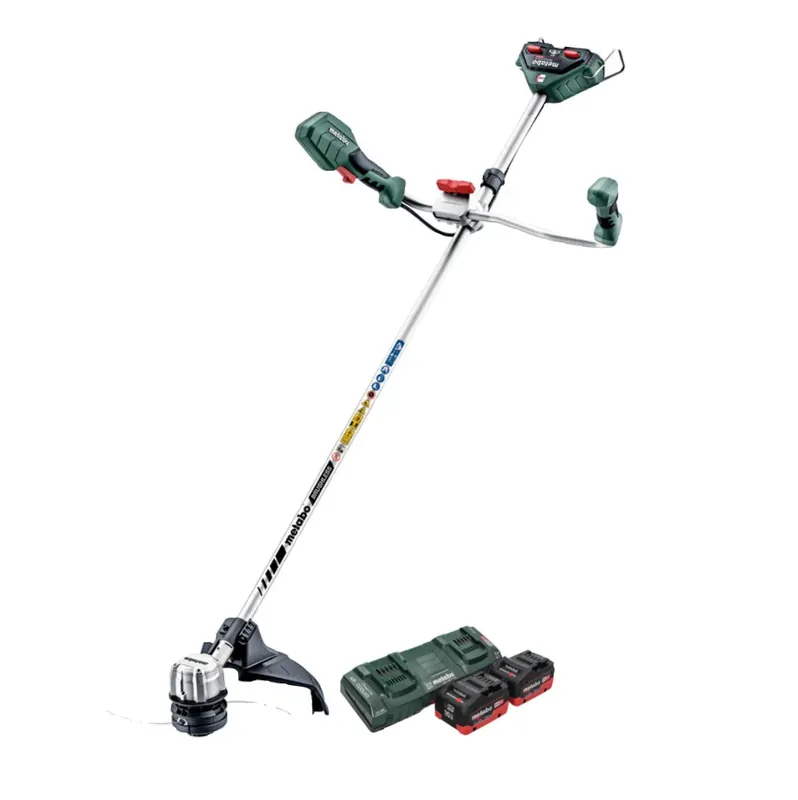 Metabo FSB 36-18 LTX BL 40 Akku Freischneider 36 V ( 2x 18 V ) Zweihandgriff Brushless + 2x Akku 10,0 Ah + Doppelladegerät Heißes Angebot