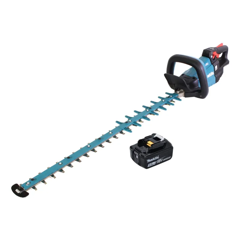 Makita DUH 752 T1 Akku Heckenschere 18 V 75 cm Brushless + 1x Akku 5,0 Ah - ohne Ladegerät Letzte Chance