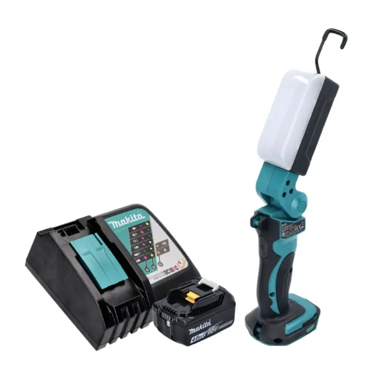 Makita DML 801 RM1 X LED Akku Lampe Arbeitsleuchte 18 V 240 lm + Diffusor + 1x Akku 4,0 Ah + Ladegerät Schneller Versand