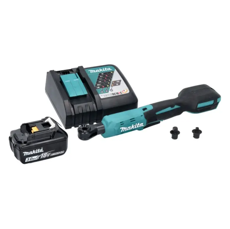Bestseller Makita DWR 180 RF1 Akku Ratschenschrauber 18 V 47,5 Nm 1/4" 3/8" + 1x Akku 3,0 Ah + Ladegerät