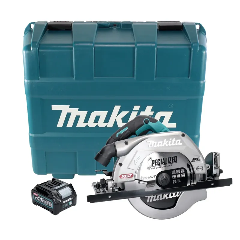 Saisonangebot Makita HS 009 GD101 Akku Handkreissäge XGT 40 V max. 235 mm Brushless + 1x Akku 2,5 Ah + Koffer - ohne Ladegerät