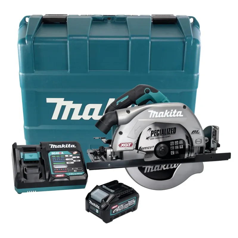 Makita HS 009 GM101 Akku Handkreissäge XGT 40 V max. 235 mm Brushless + 1x Akku 4,0 Ah + Ladegerät + Koffer Online Kaufen