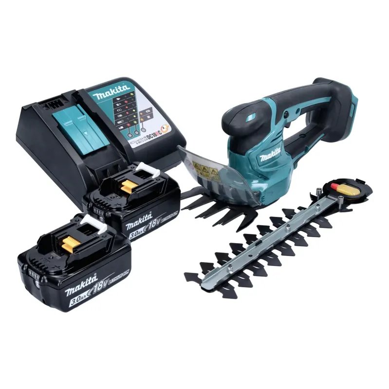 Makita DUM 111 RFX Akku Grasschere Strauchschere 18 V + 2x Akku 3,0 Ah + Ladegerät Sonderangebot