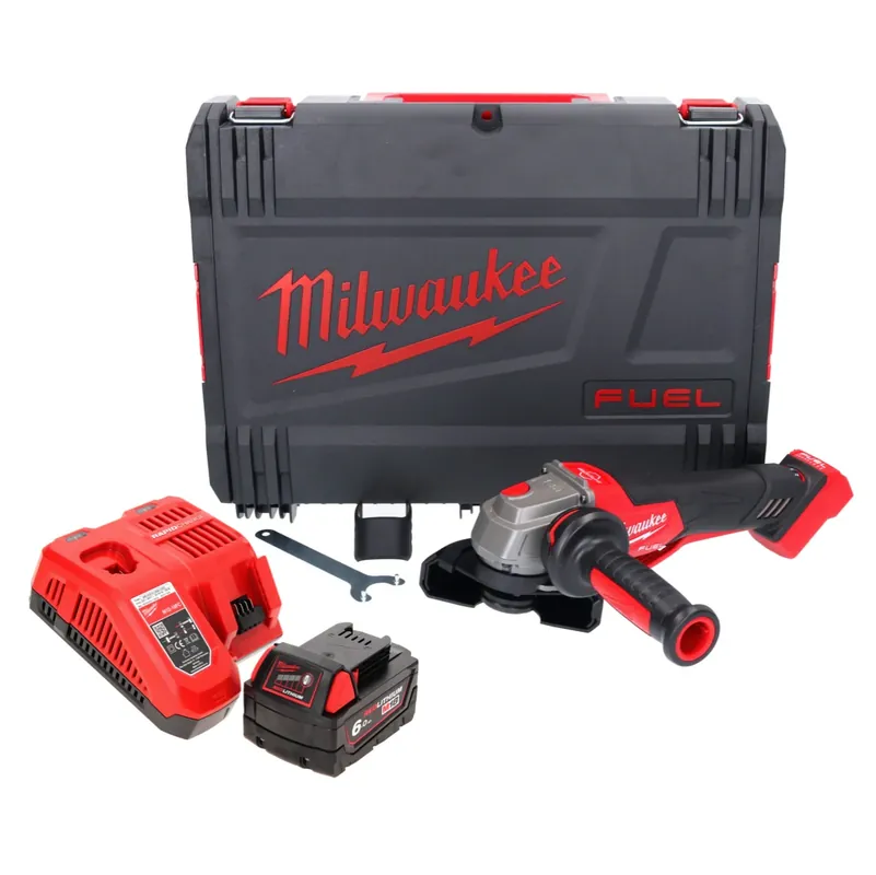 Ausverkauf Milwaukee M18 FSAGV115XPDB-601X Akku Winkelschleifer 18 V 115 mm Brushless + 1x Akku 6,0 Ah + Ladegerät + HD Box