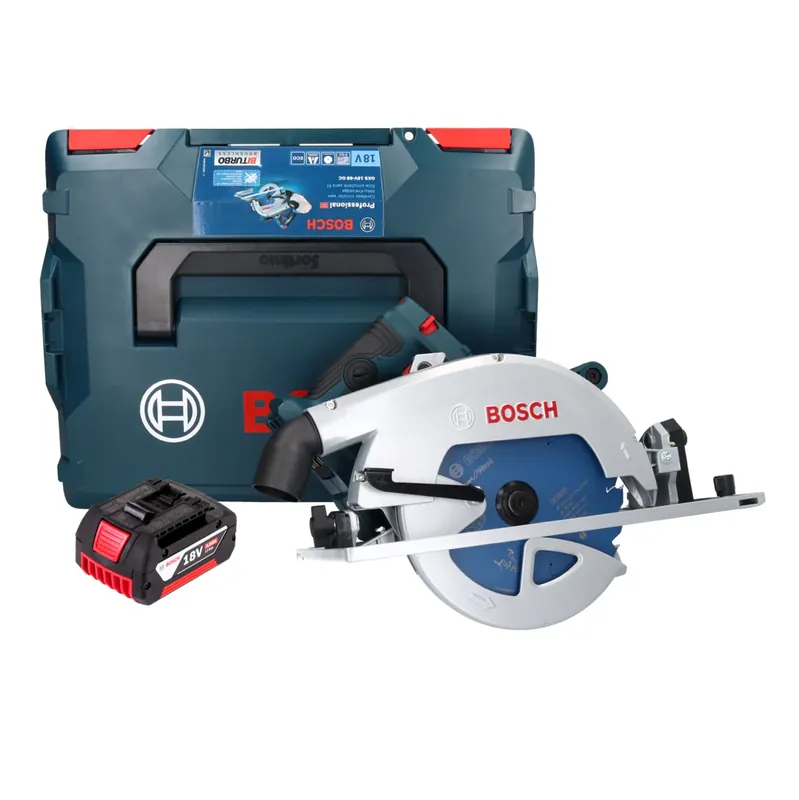 Top-Preis Bosch GKS 18V-68 GC Professional Akku Handkreissäge 18 V 190 mm Biturbo Brushless + 1x Akku 4,0 Ah + L-BOXX - ohne Ladegerät