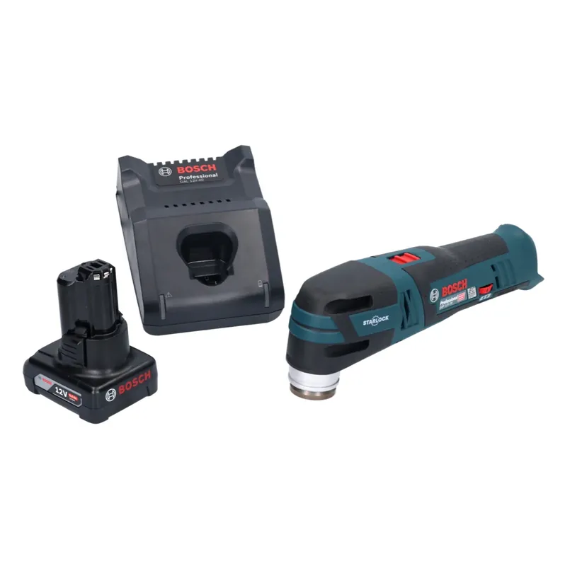 Bosch GOP 12V-28 Professional Akku Multi Cutter Starlock Brushless + 1x Akku 6,0 Ah + Ladegerät Geprüft